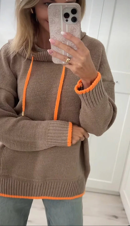 Sweater with hood