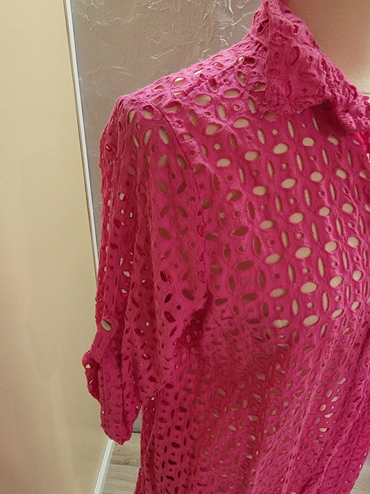 Eyelet Beach Cover Up